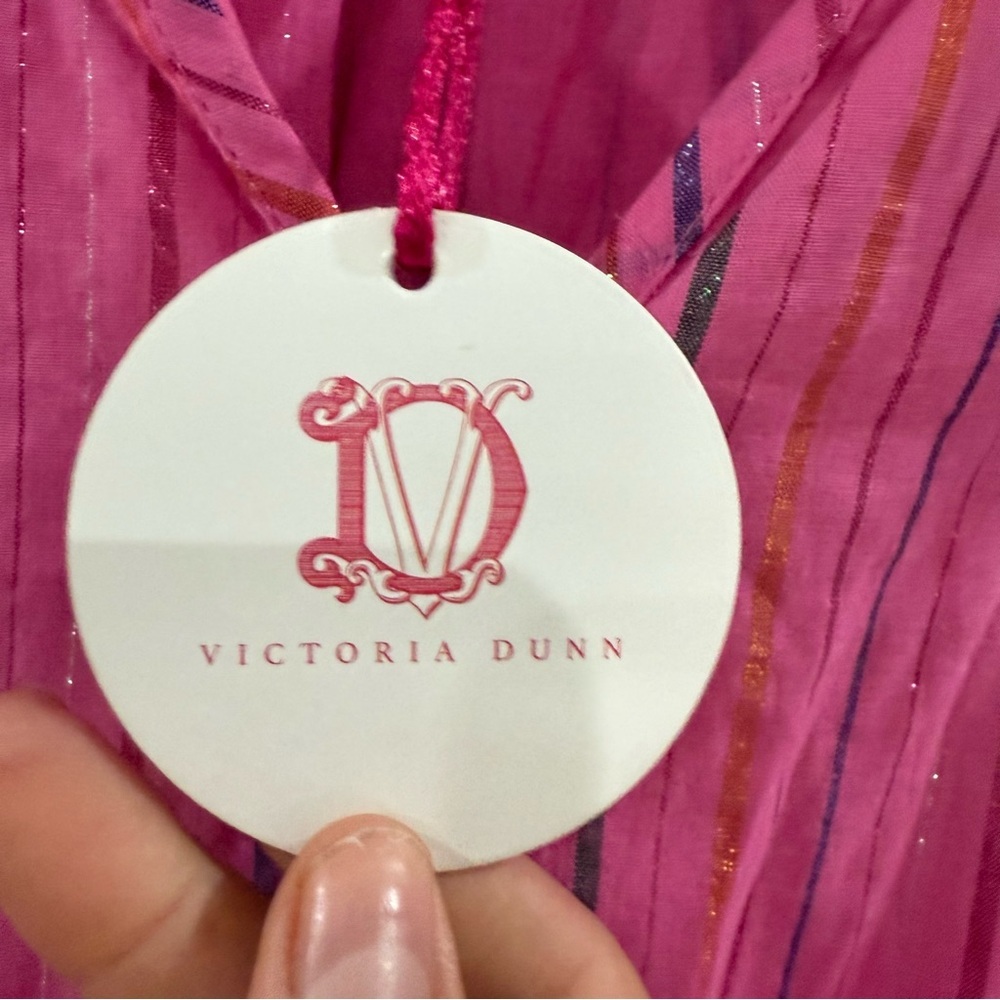 Victoria Dunn Pink and Purple Maxi Dress - Picture 5 of 7